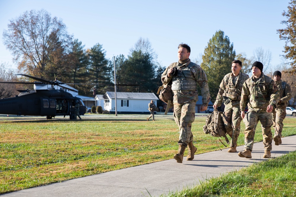 Kentucky Army National Guard Soldiers participate in the 2023 Best Warrior Competition