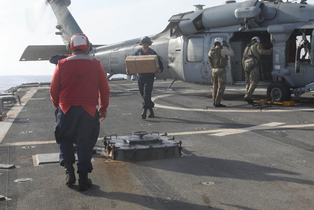 Flight Operations Onboard USS Ramage