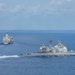 USS Normandy Conducts a Replenishment-at-Sea