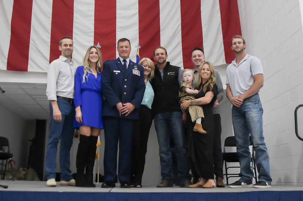 179CW held a promotion ceremony for Col. Gerald Clark