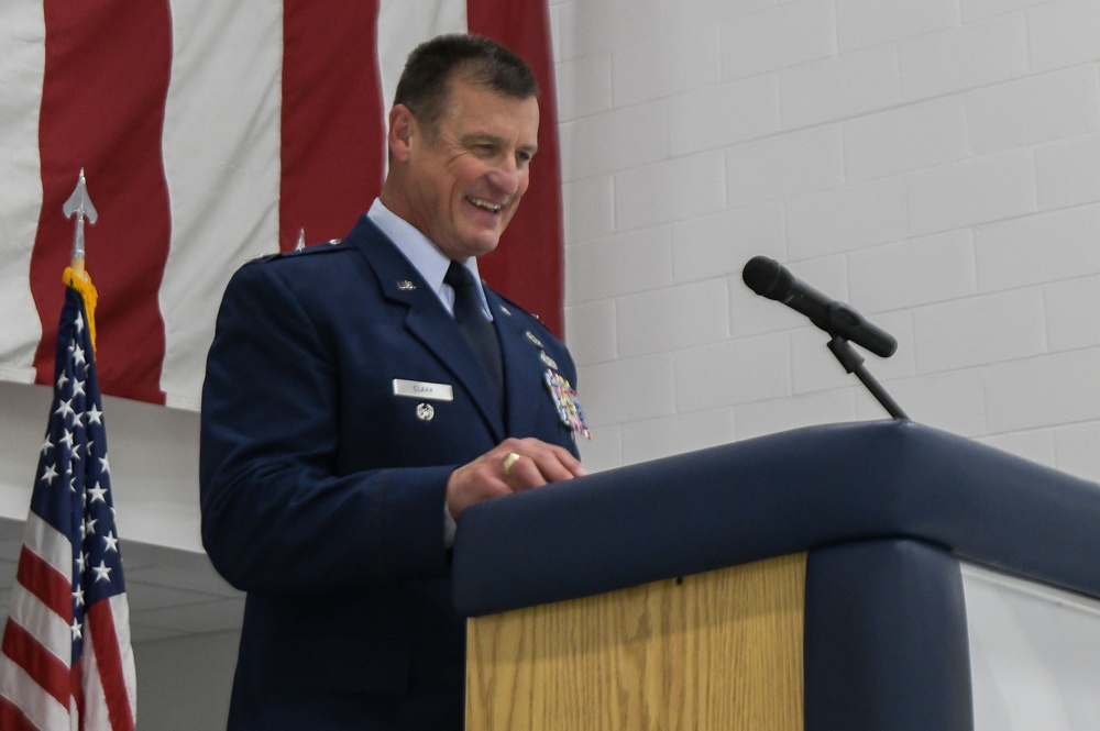 179CW held a promotion ceremony for Col. Gerald Clark