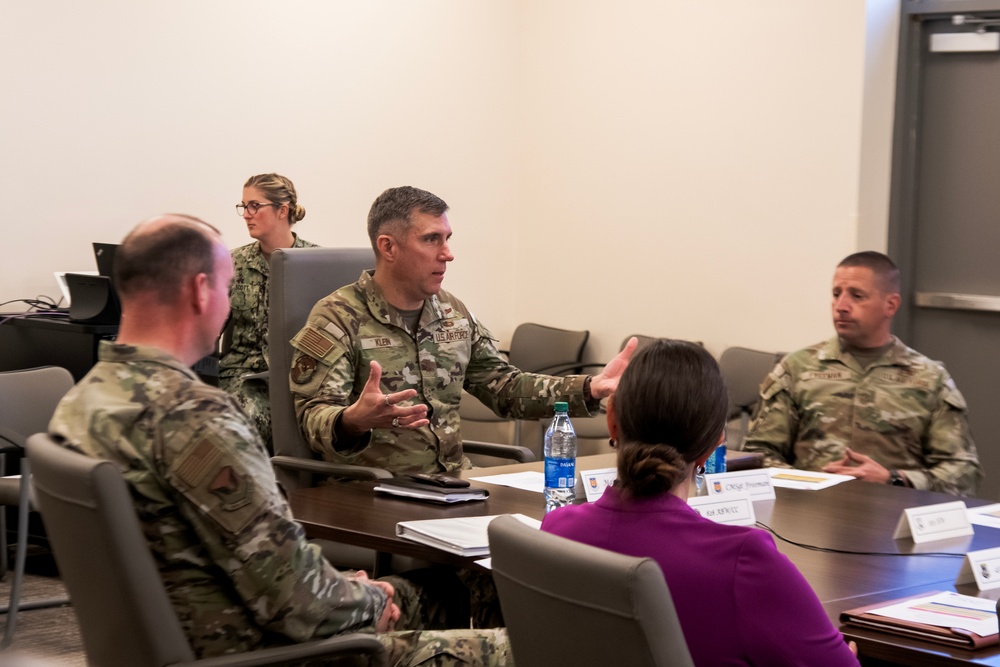 USAF Expeditionary Center command team visits Team Charleston