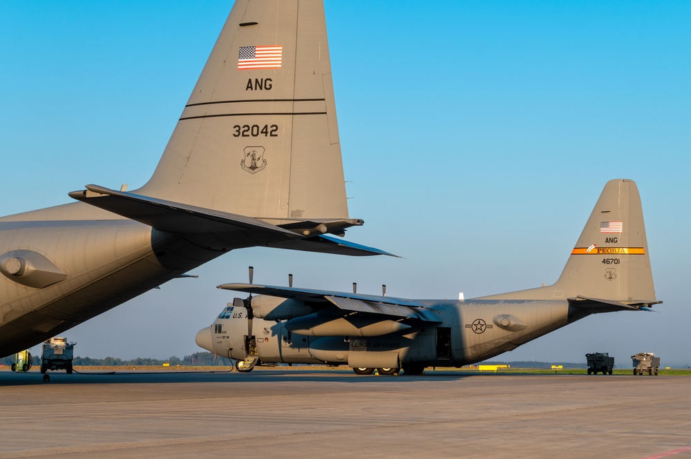 182 Airlift Wing rotates through Poland during ADR 23-4