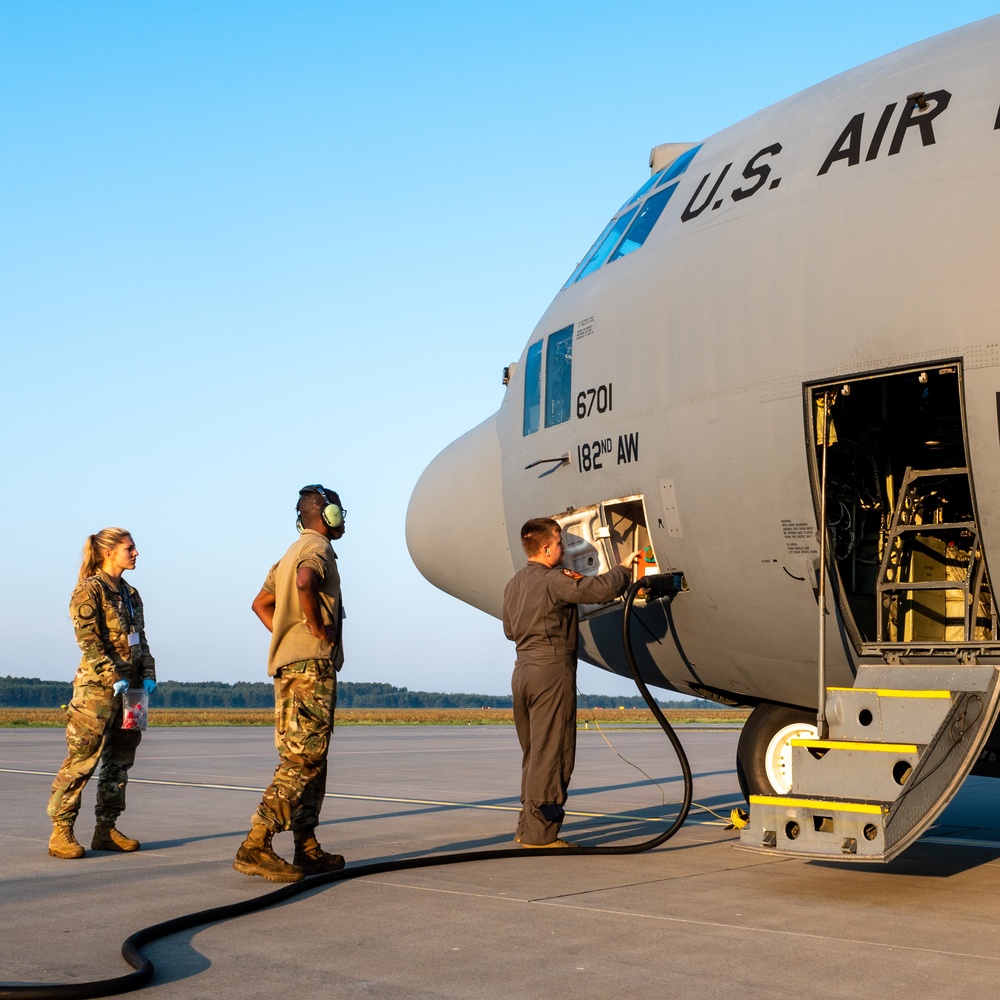 182 Airlift Wing rotates through Poland during ADR 23-4