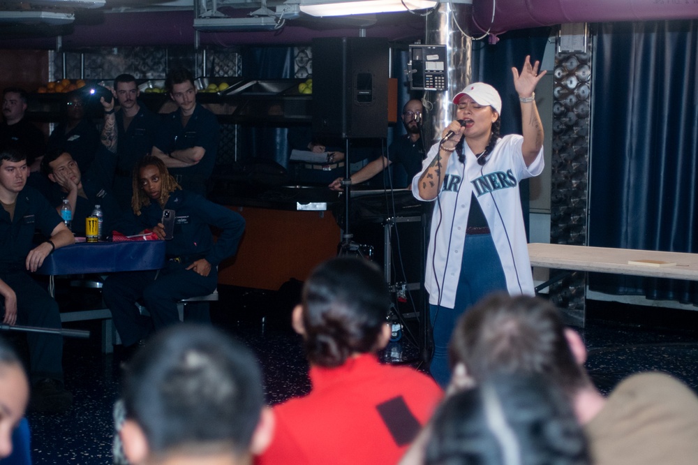 USS Ronald Reagan (CVN 76) hosts talent competition