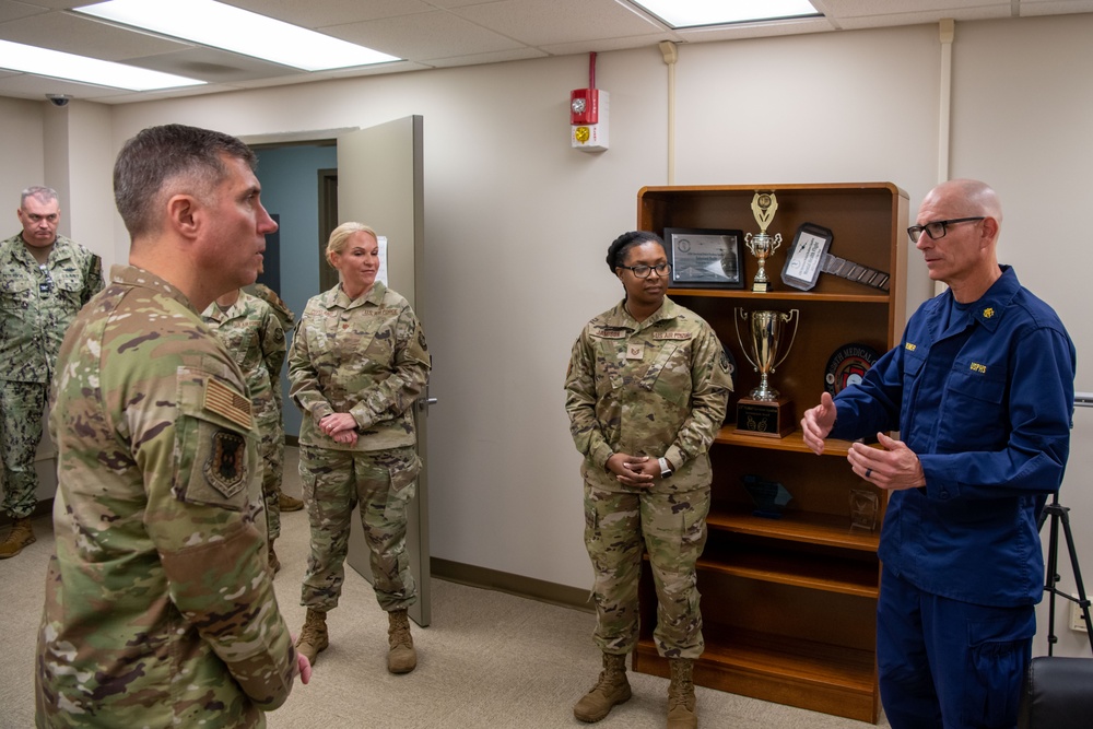 USAF Expeditionary Center command team visits Team Charleston