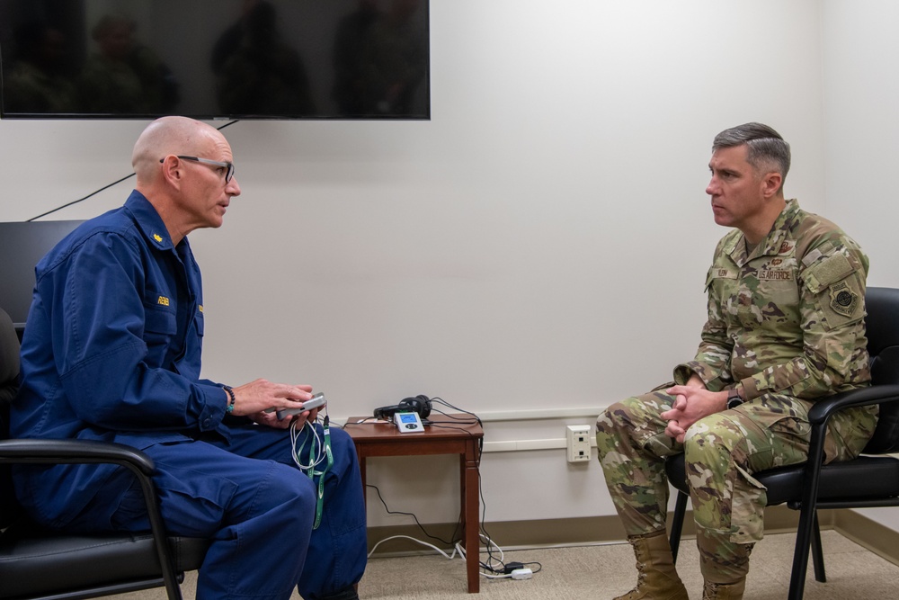 USAF Expeditionary Center command team visits Team Charleston