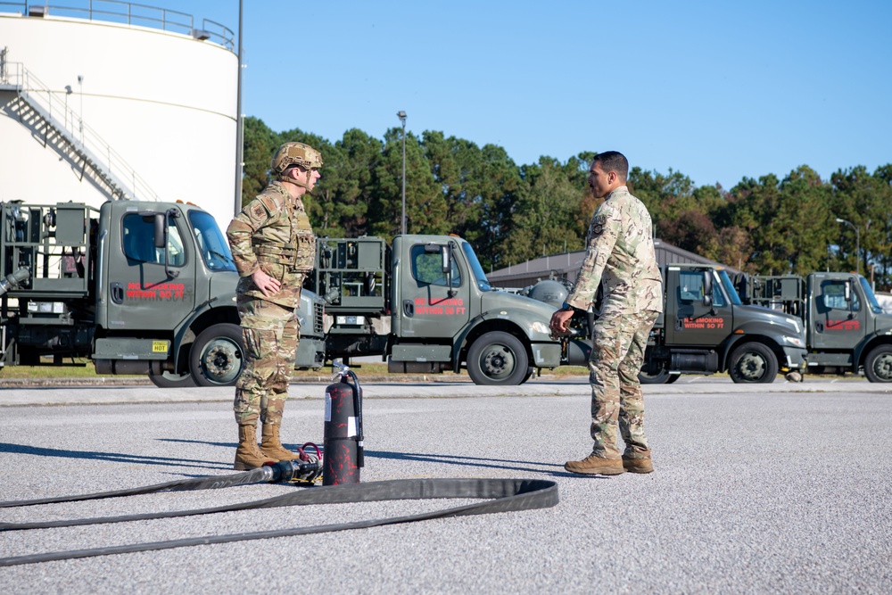 USAF Expeditionary Center command team visits Team Charleston