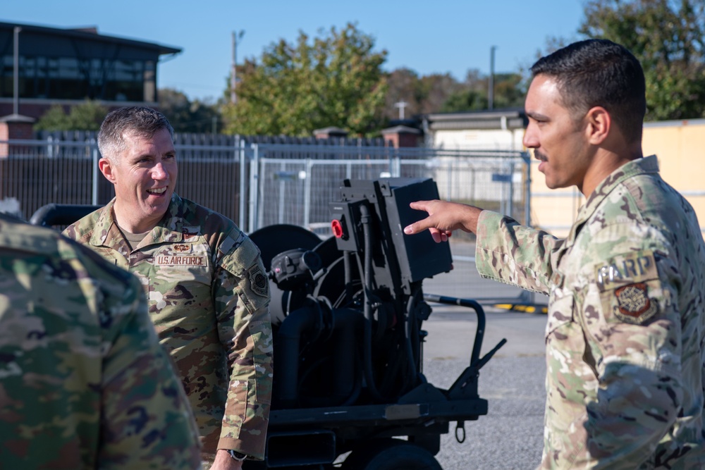 USAF Expeditionary Center command team visits Team Charleston