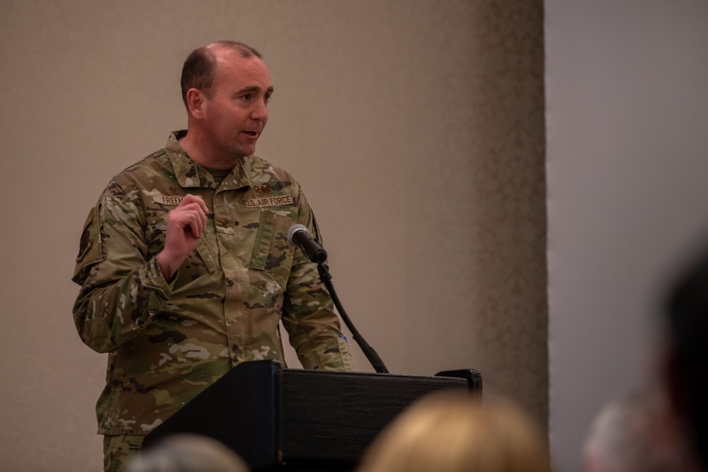 Team Charleston welcomes 18 new honorary commanders, presents public service award to local community leader