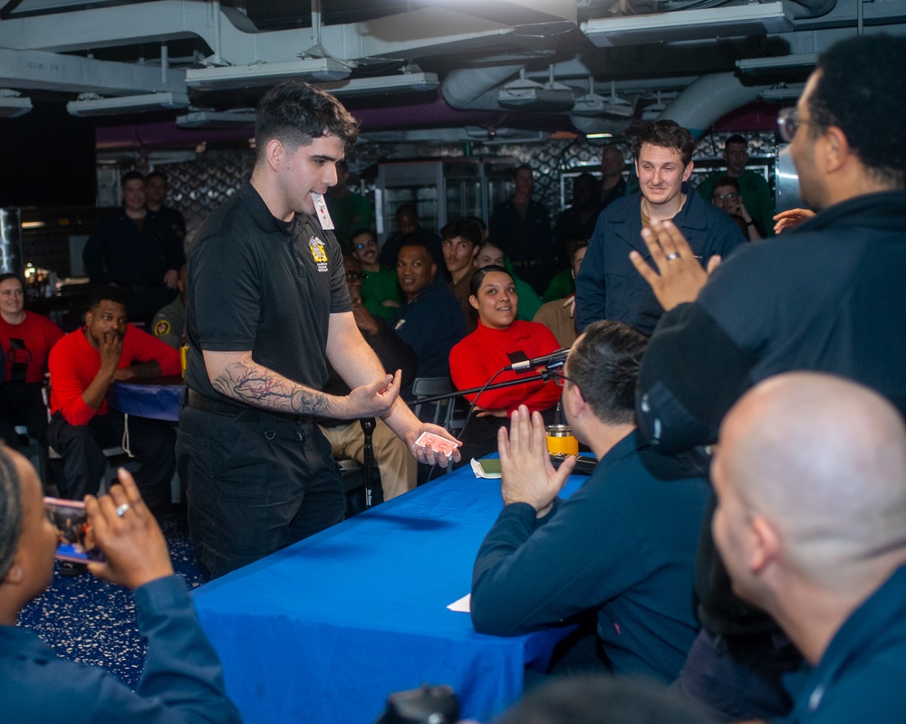 USS Ronald Reagan (CVN 76) hosts talent competition