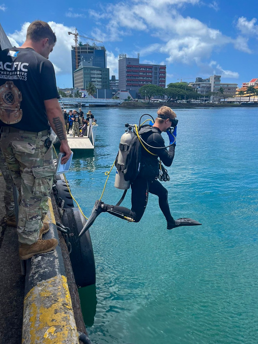 Pacific Partnership 2023: Divers Train Together in Fiji