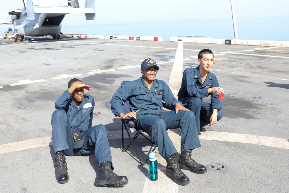 USS Mesa Verde Steel Beach Picnic