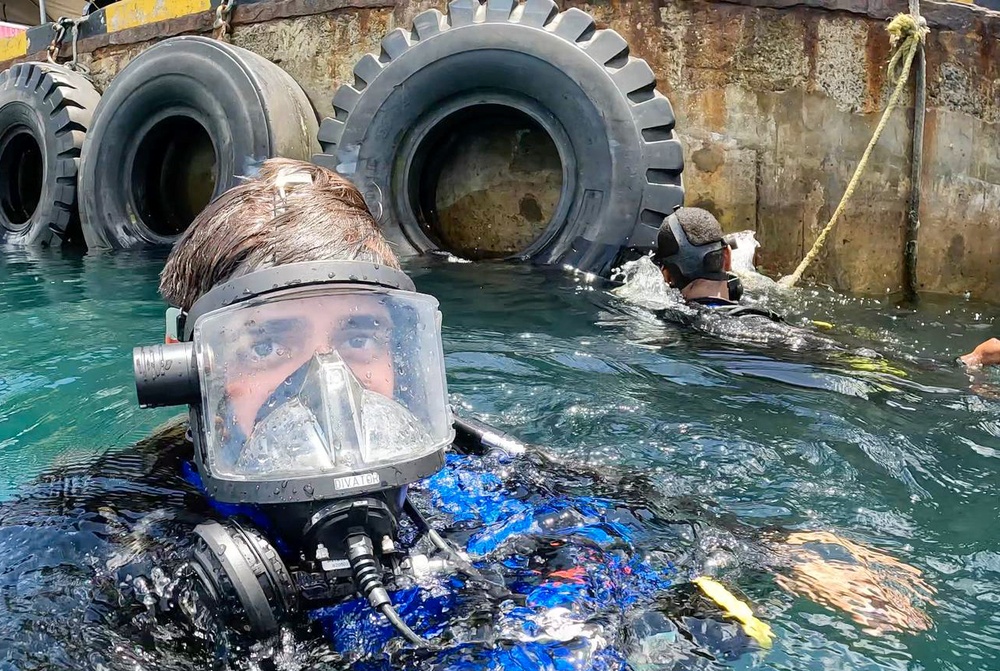 Pacific Partnership 2023: Divers Train Together in Fiji