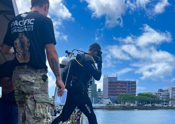 Pacific Partnership 2023: Divers Train Together in Fiji