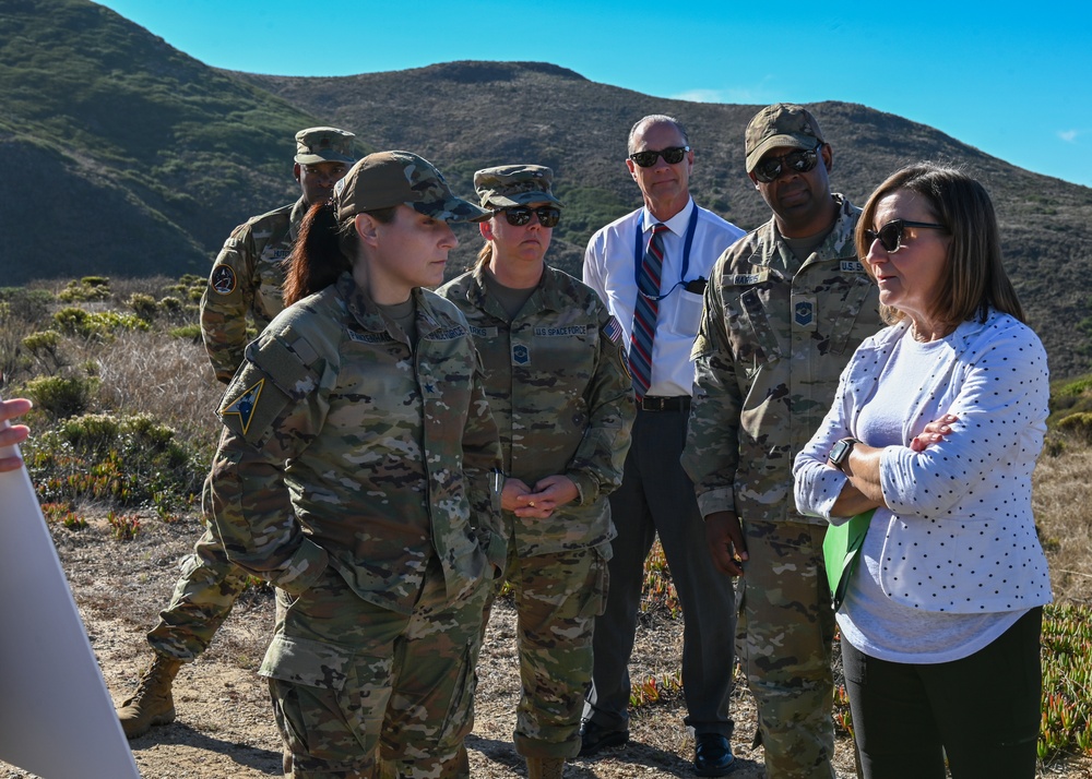 U.S. Space Force Brig. Gen. Kristin Panzenhagen Visits Vandenberg