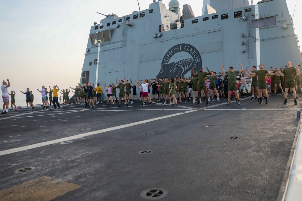 USS Mesa Verde Steel Beach Picnic