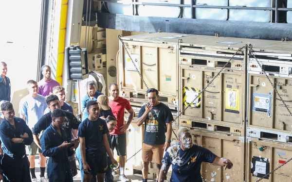 USS Mesa Verde Steel Beach Picnic