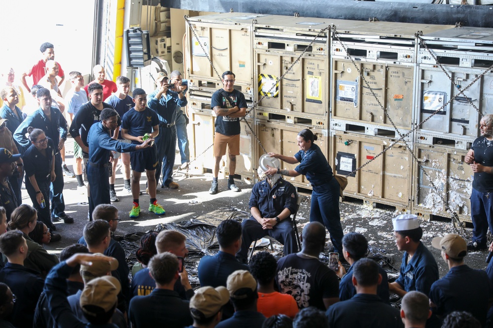 USS Mesa Verde Steel Beach Picnic