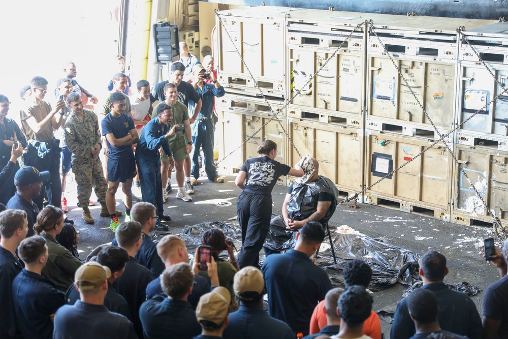 USS Mesa Verde Steel Beach Picnic