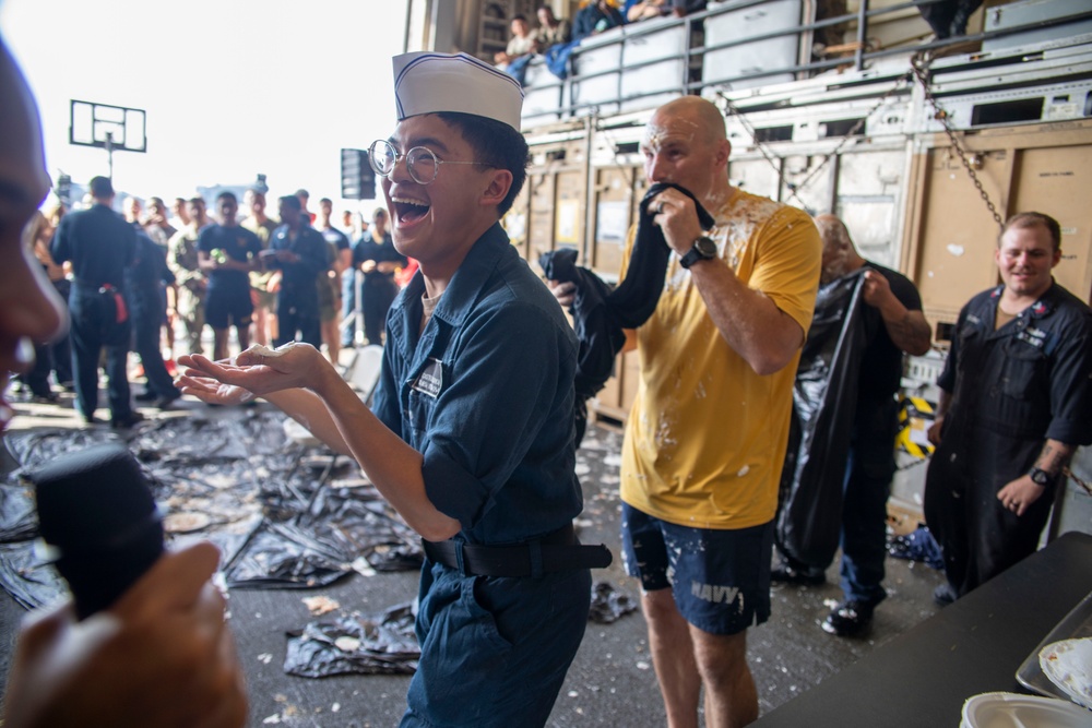 USS Mesa Verde Steel Beach Picnic