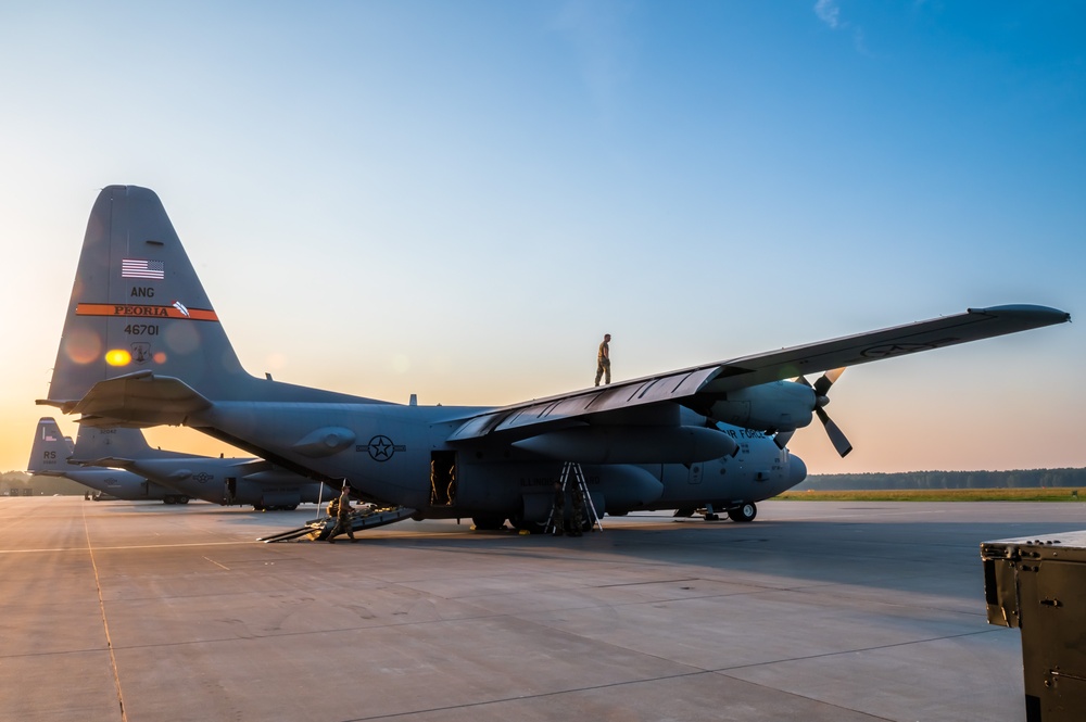 182 Airlift Wing rotates through Poland during ADR 23-4