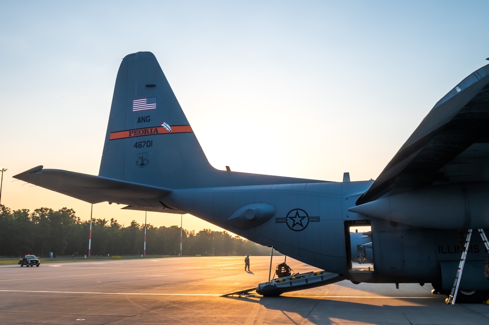 182 Airlift Wing rotates through Poland during ADR 23-4