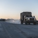 U.S. Marines with 8th Engineer Support Battalion Conduct Desert Convoy Operations