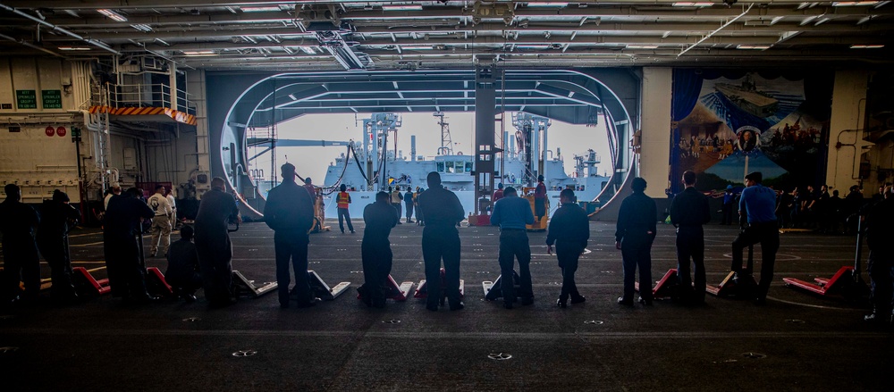 George Washington Conducts Replenishment At Sea