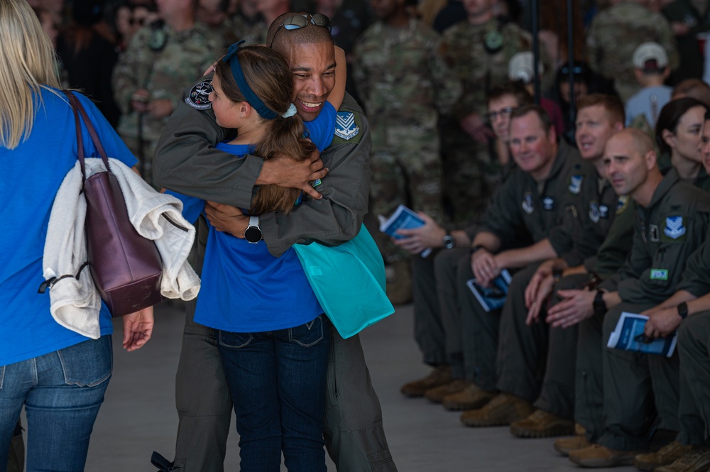 Photo of 116th Air Control Wing's Sunset Celebration event for the Joint STARS divesture