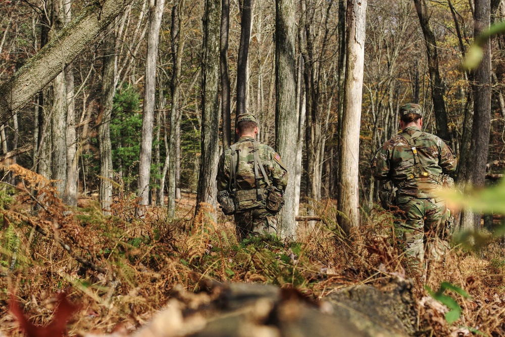 University ROTC cadets conduct FTX in Fort Indiantown Gap