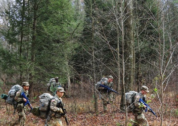 University ROTC cadets conduct FTX in Fort Indiantown Gap
