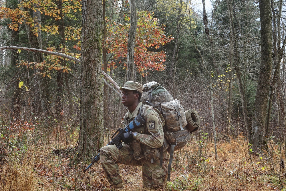 University ROTC cadets conduct FTX in Fort Indiantown Gap