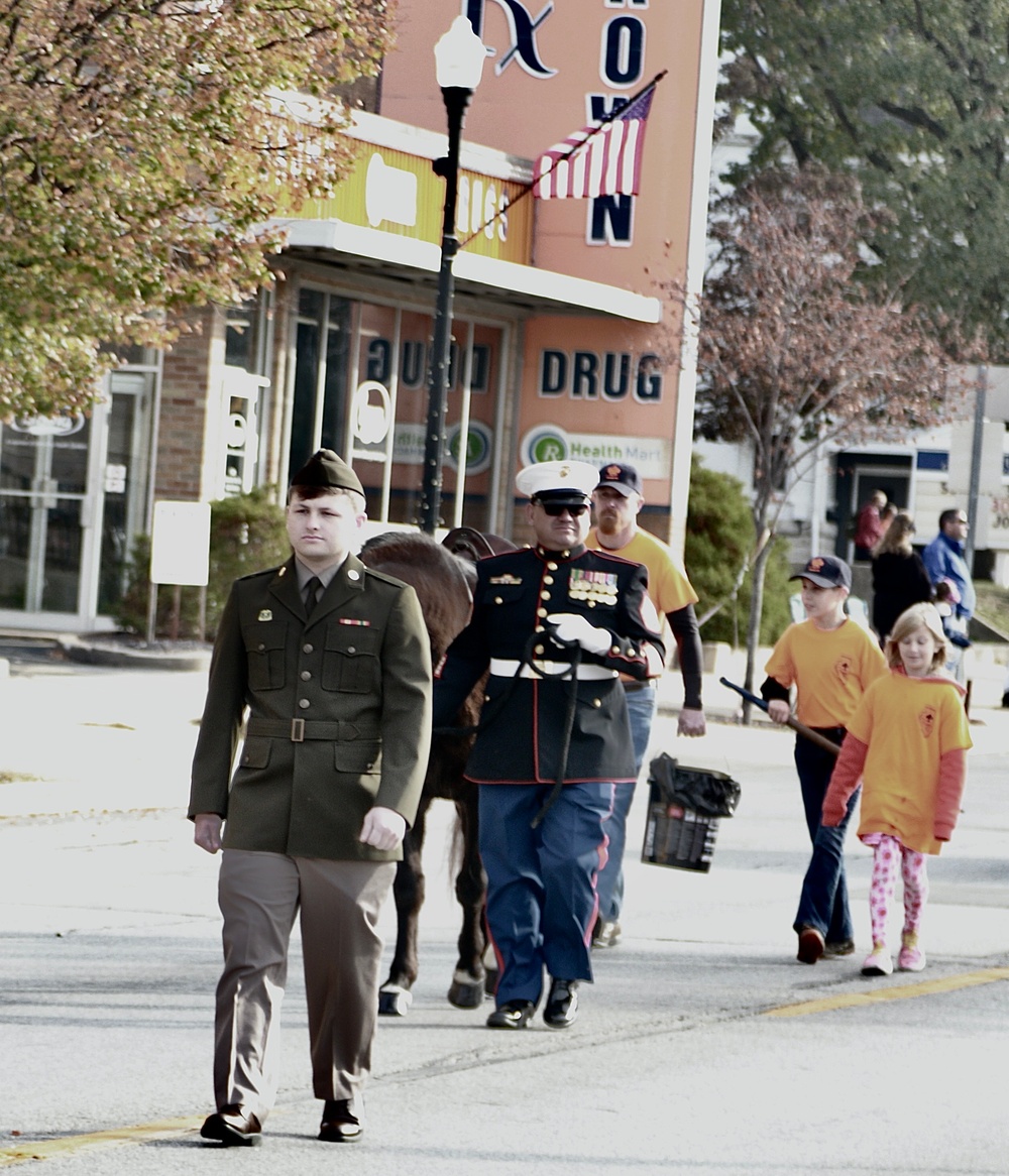 Illinois Army National Guard Supports Quincy (Illinois) Veterans Day Parade