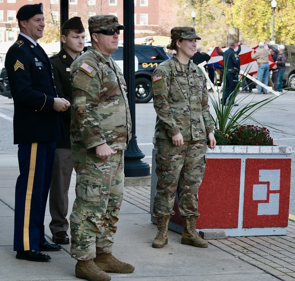 Illinois Army National Guard Supports Quincy (Illinois) Veterans Day Parade