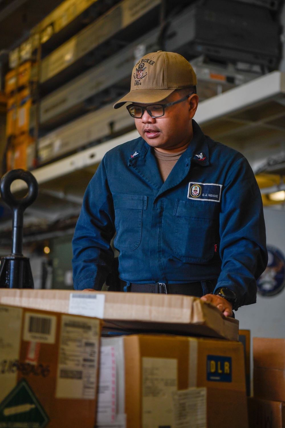 Boxer Sailors Gather New Supplies