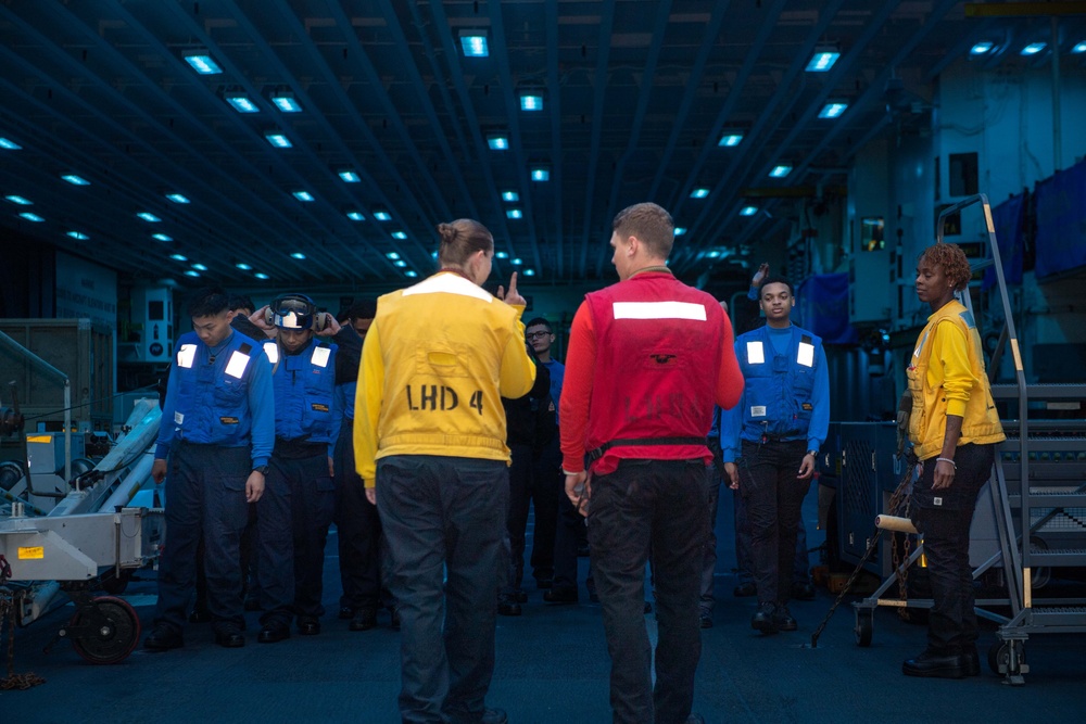 Boxer Hangar Bay FOD Walkdown