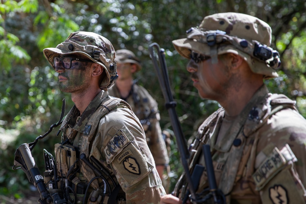 Wolfhounds Establish Access Control Point Security Around Objective Austin at JPMRC 24-01