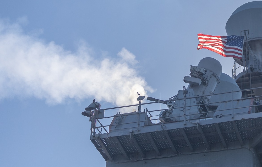 USS Harpers Ferry Live-Fire Exercise