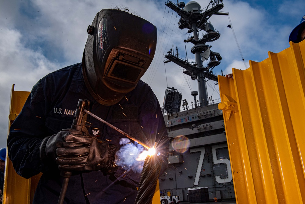 Truman is the flagship of the Harry S. Truman Carrier Strike Group and is currently in port aboard Naval Station Norfolk.