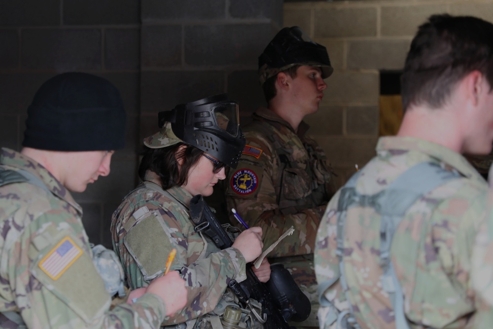 Dickinson College Cadets train at Fort Indiantown Gap