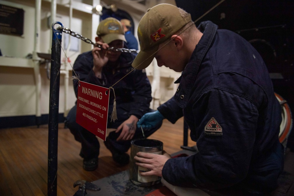 Truman is the flagship of the Harry S. Truman Carrier Strike Group and is currently in port aboard Naval Station Norfolk.