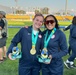 1st Lt. Samantha Sullivan and Sgt. Joanne Fa'avesi help the U.S. women's Rugby 7s team win the gold medal at the Pan American Games