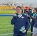 1st Lt. Sam Sullivan and Sgt. Joanne Fa'avesi help the U.S. Women's Rugby 7s team win the gold medal at the Pan American Games