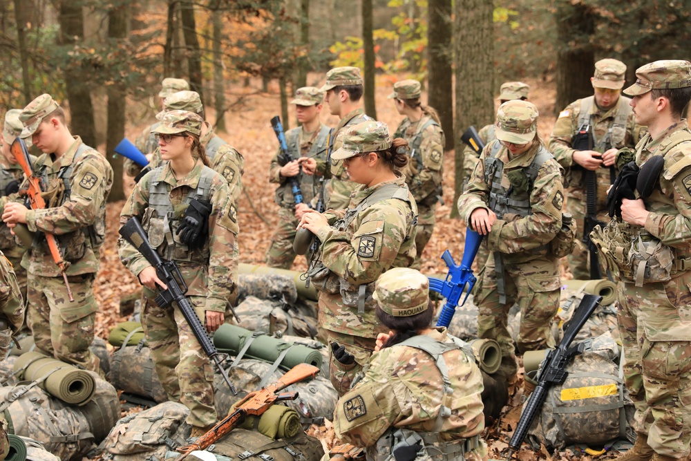 ROTC programs conduct platoon training