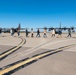 Spouses of members of the 182nd Operations Group fly on a C-130H3