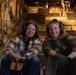 Spouses of members of the 182nd Operations Group fly on a C-130H3