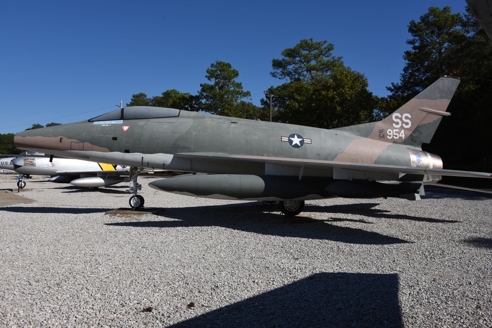 Eglin Museum F-100 side