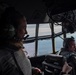 Spouses of members of the 182nd Operations Group fly on a C-130H3