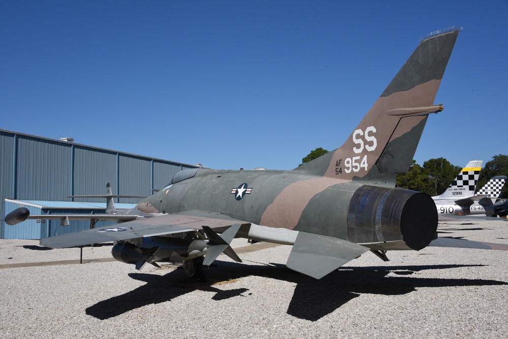 Eglin Museum F-100 rear